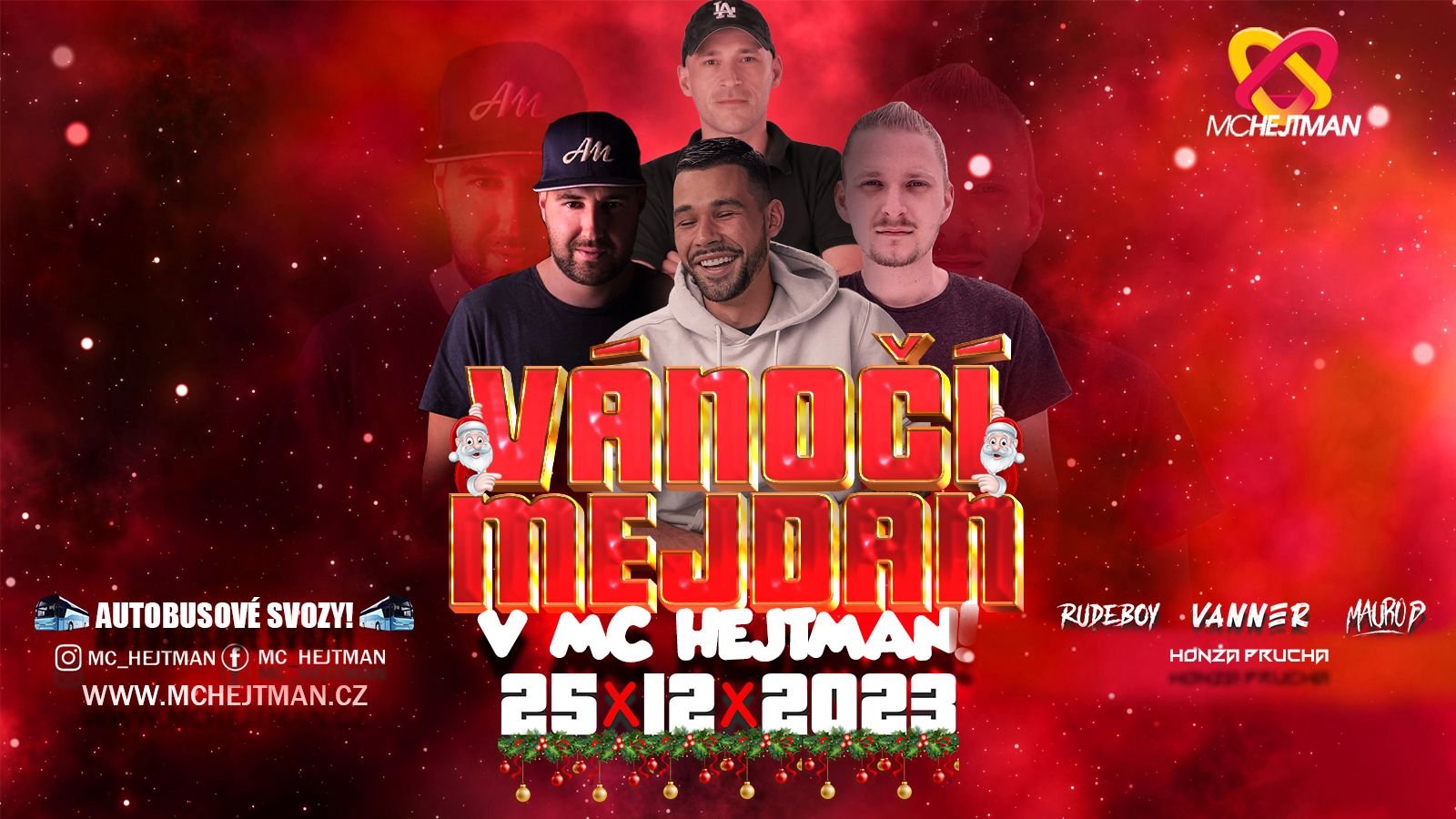 Vánoční Mejdan MC Hejtman 25.12.2023
